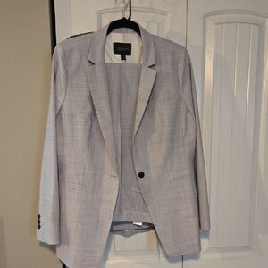 Banana Republic Light Gray Blazer